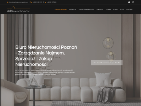 strona dla biura nieruchomości